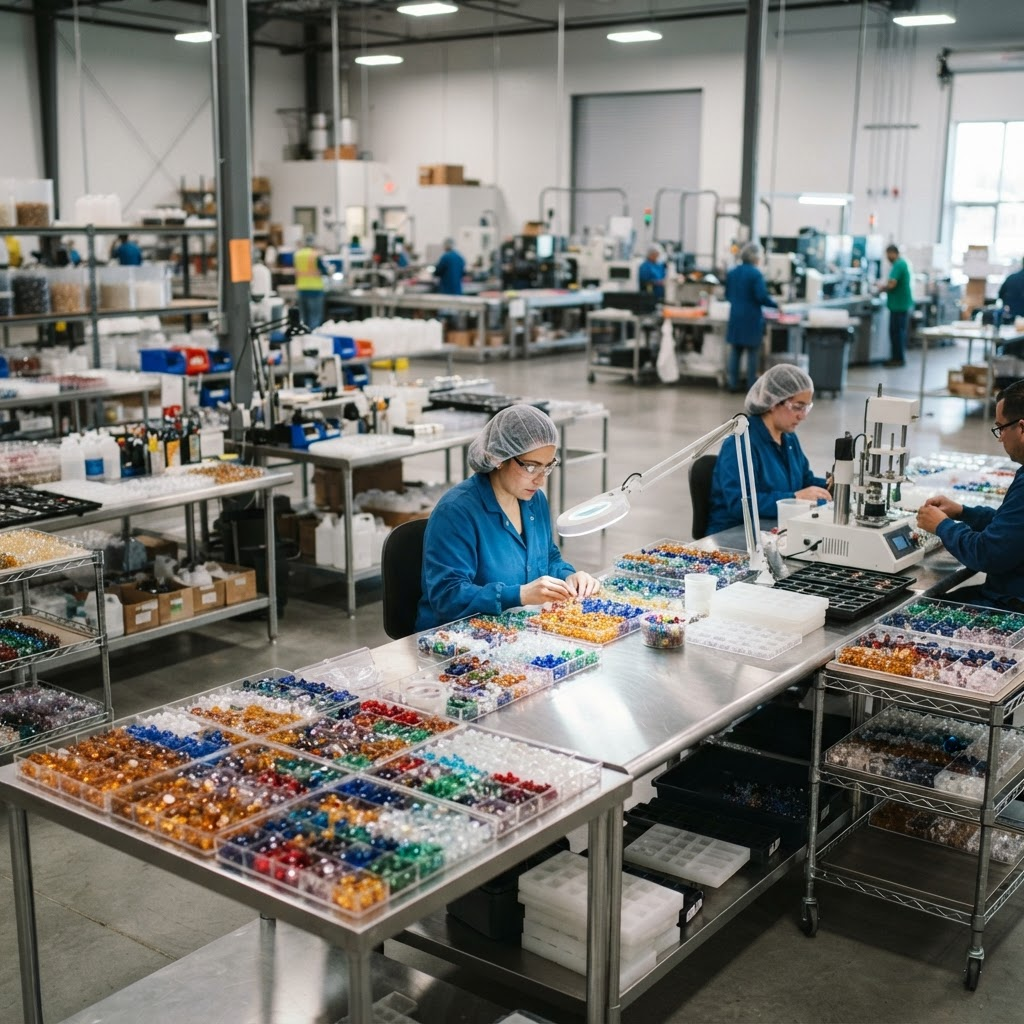 Lili Resin Beads production